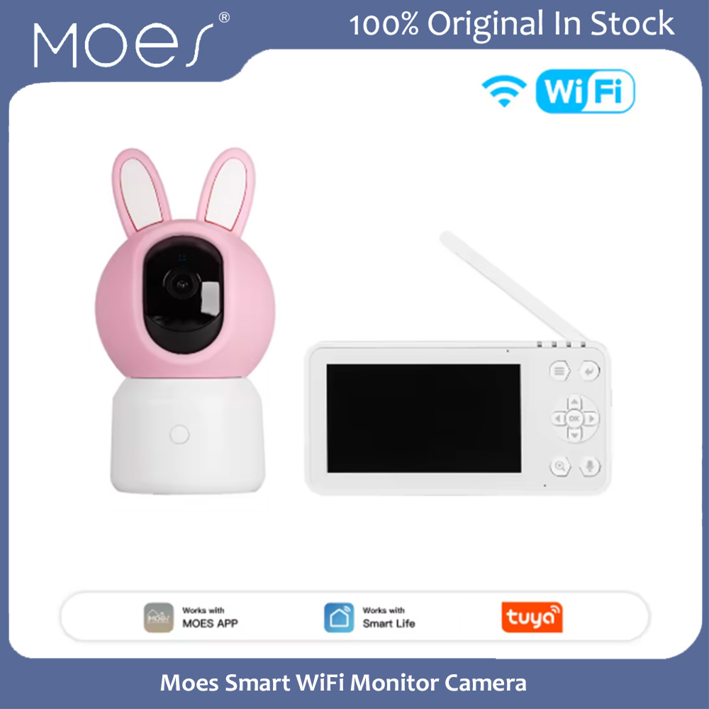 Baby Products Video - Kamera Monitor WiFi Pintar Moes Tuya