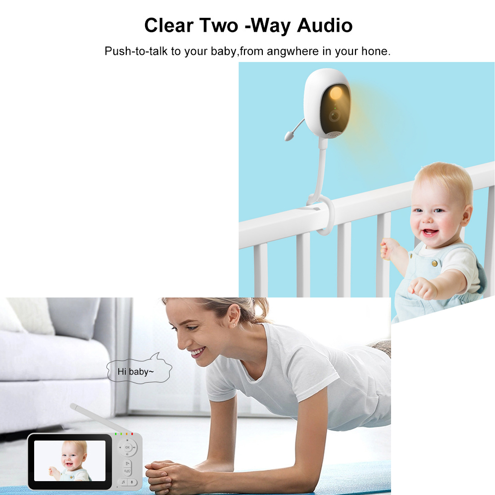 Kamera Monitor Bayi Cerdas 4,3 - Baby Products Video ulasan dan harga