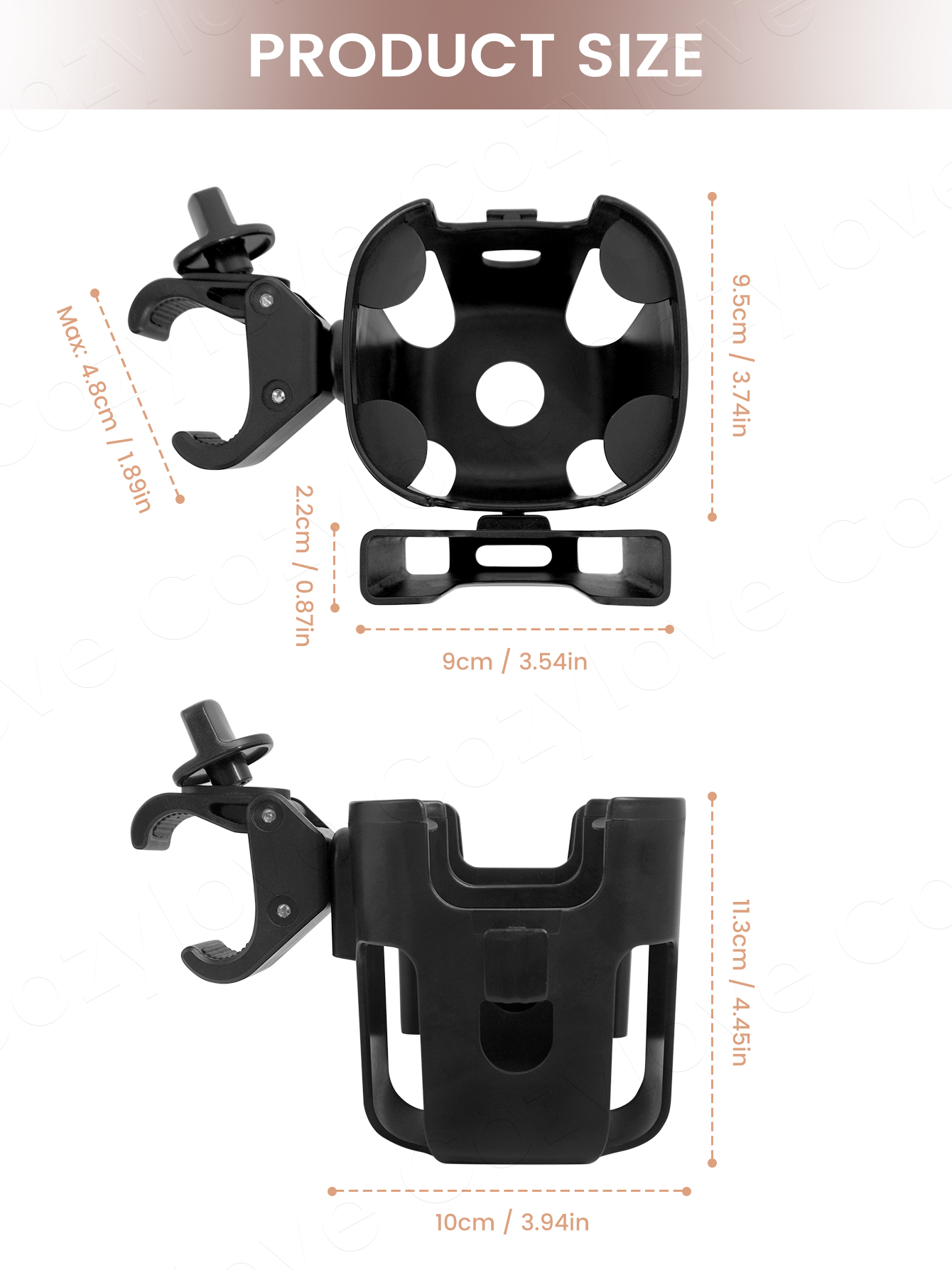 Tempat Cangkir Kereta Dorong U - Stroller Accessories ulasan dan harga
